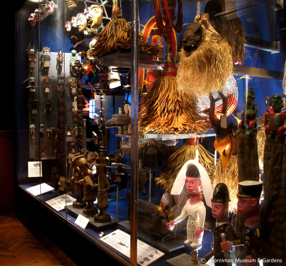 Museum case from the Horniman Museum and Gardens