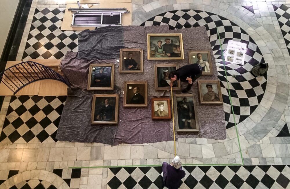 Constantine art handlers supporting the Royal Museums Greenwich