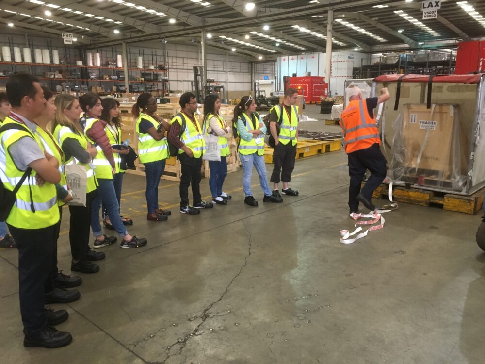 Airport training for museum members from Constantine Ltd
