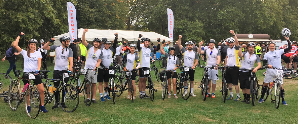 Constantine Ltd team photo for cycle from London to Brighton 2018
