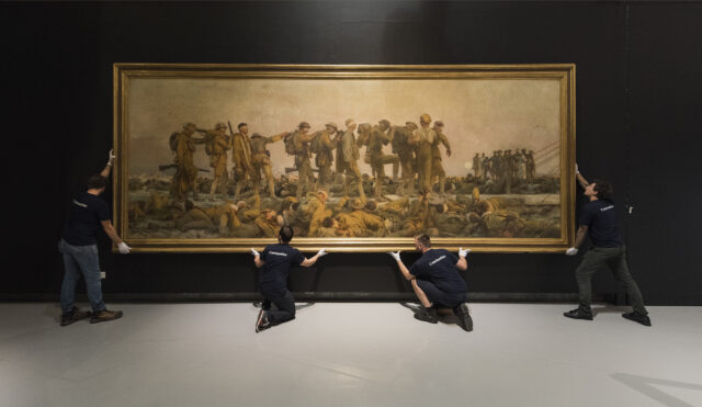 Fine Art Logistics: Constantine Ltd team position Gassed by John Singer Sargent